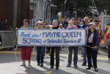 Saturna Residents show appreciation for their ferry